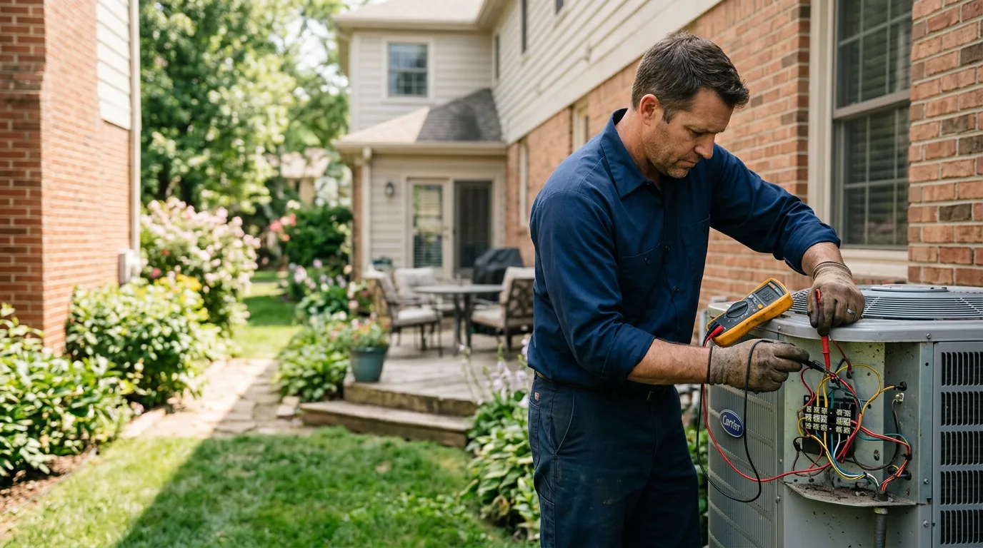 HVAC technician working near Alpine, UT